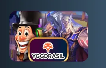 โลโก้ค่าย Yggdrasil ในห้อง VIP ของ D55